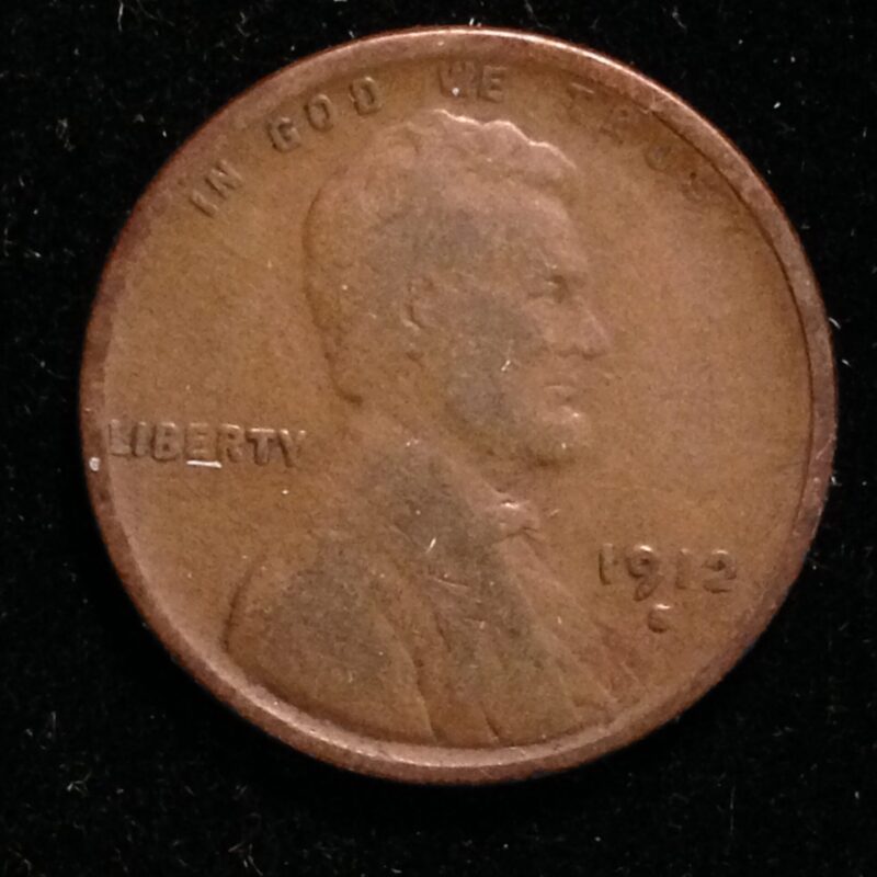 1912-S Lincoln Cent Fine