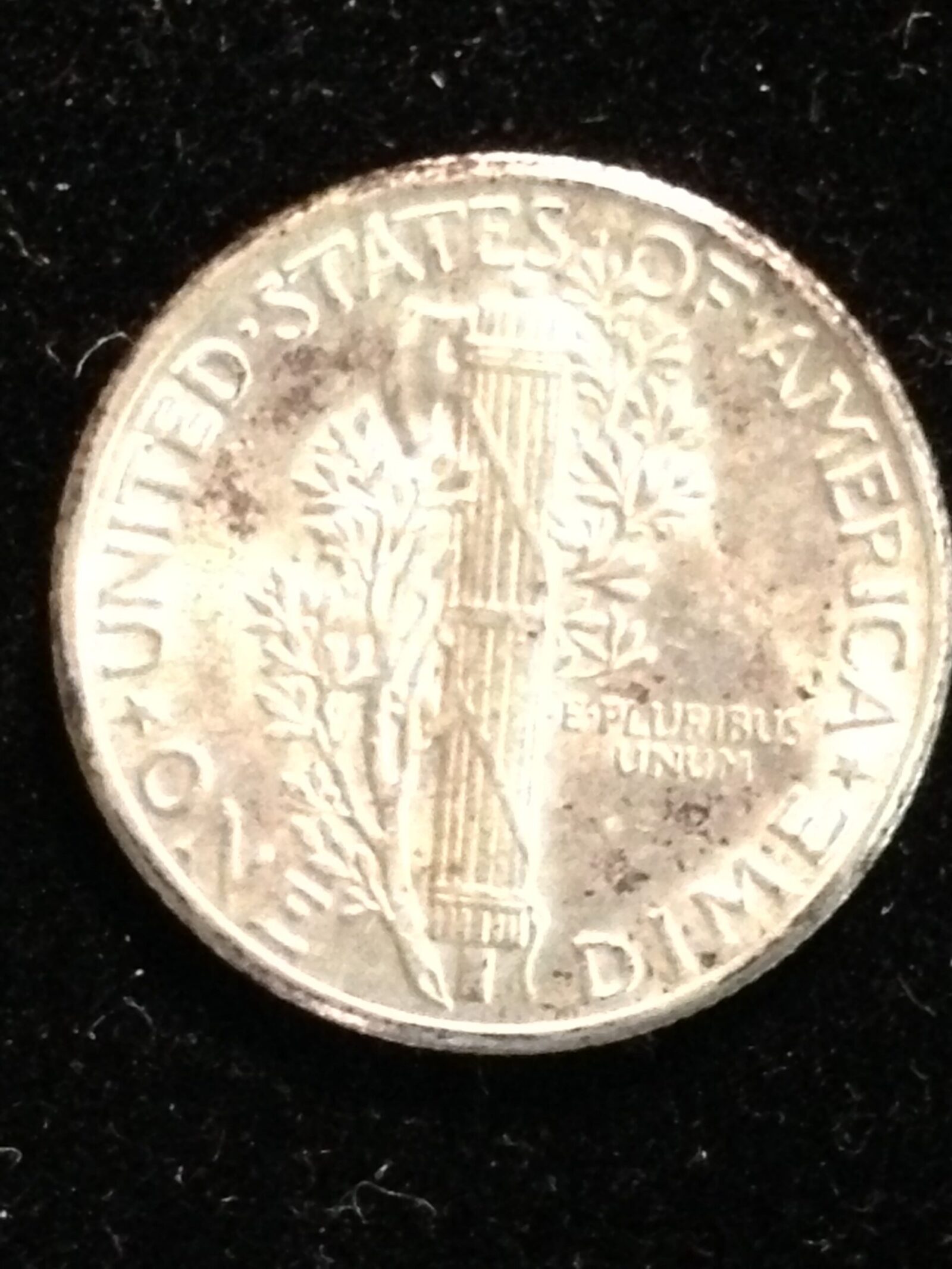 1945 Mercury Dime VG-VF - Image 2