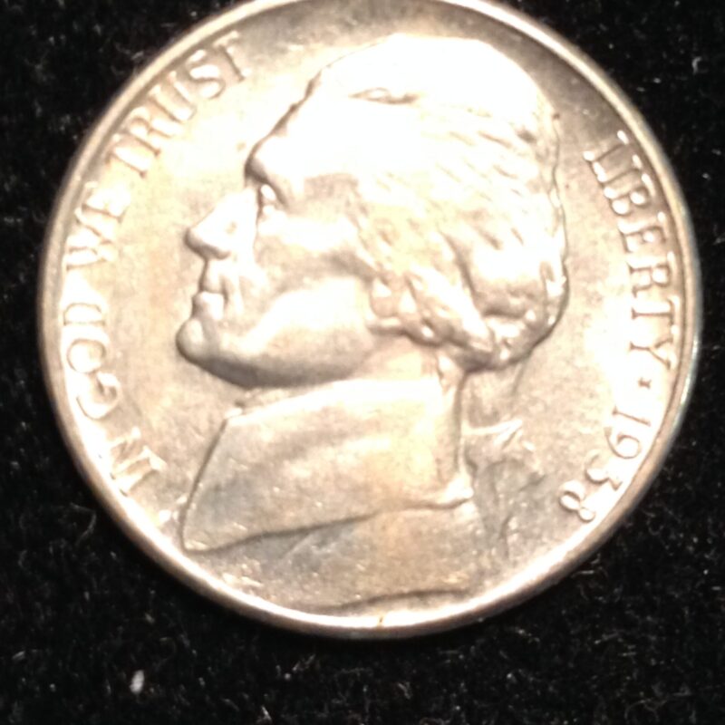1938 Jefferson Nickel ChBU