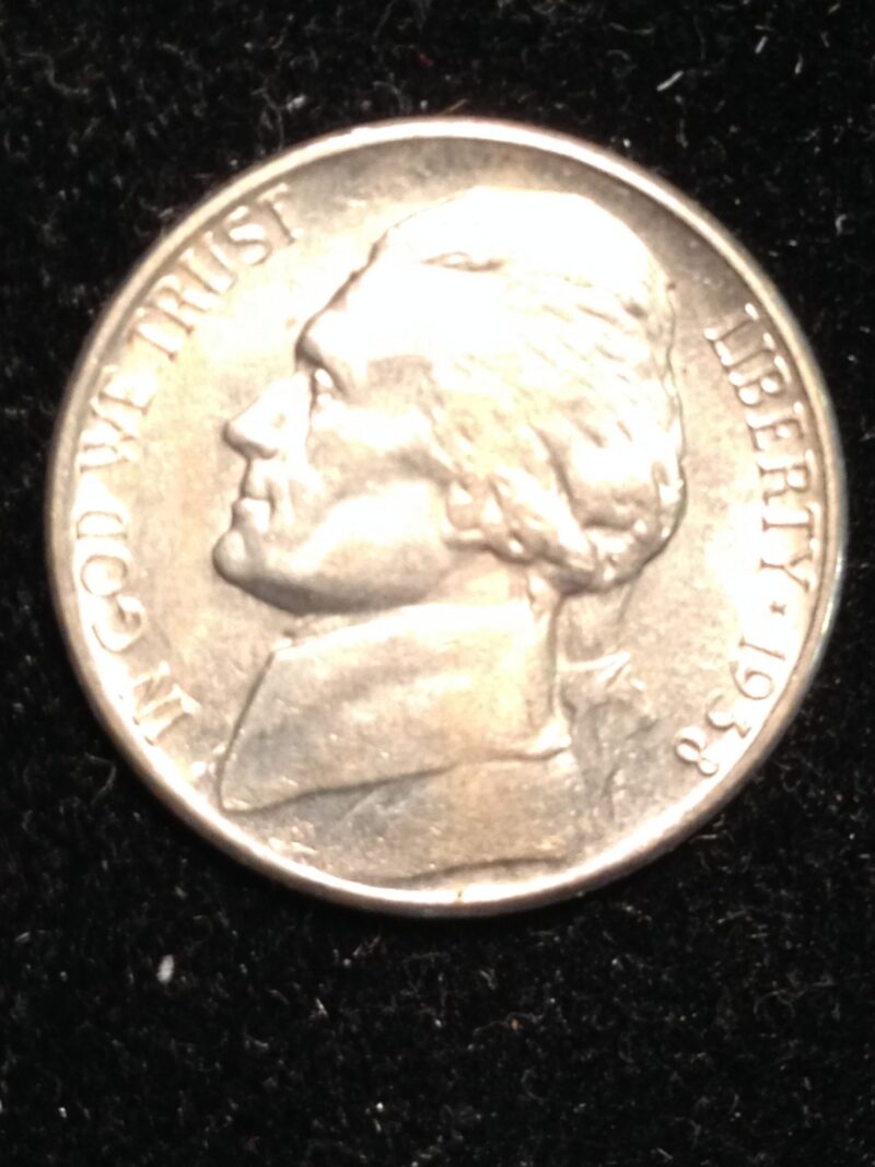 1938 Jefferson Nickel ChBU