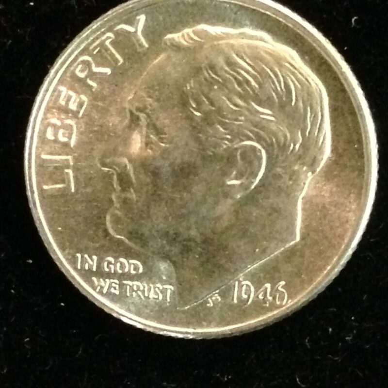 1946 Roosevelt Dime MS-64