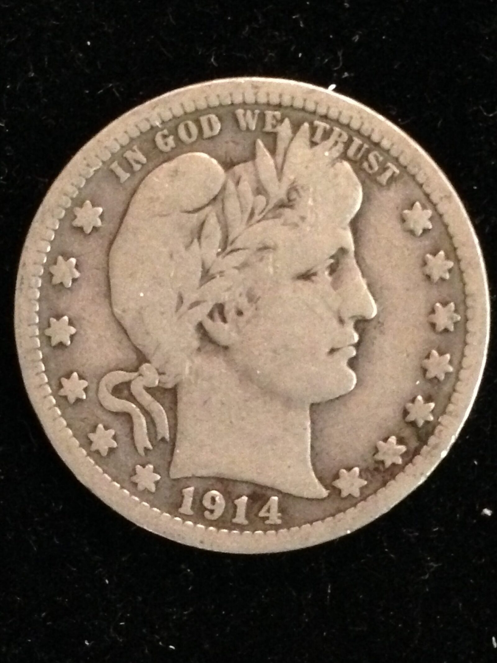 1914 Barber Quarter F