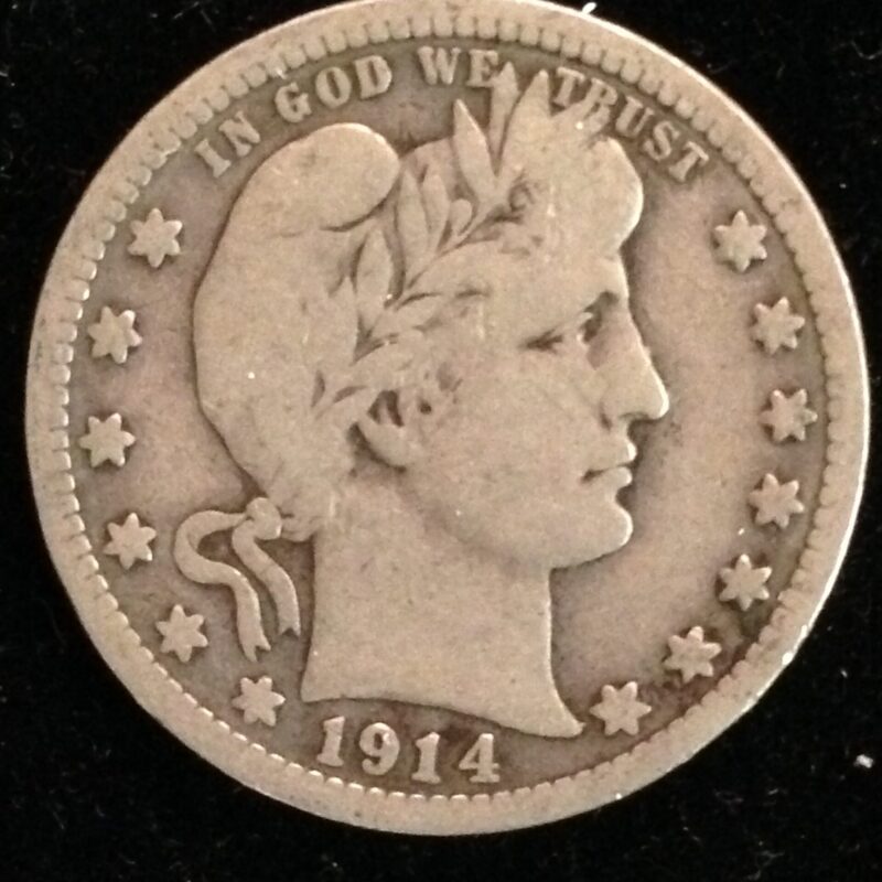 1914 Barber Quarter F