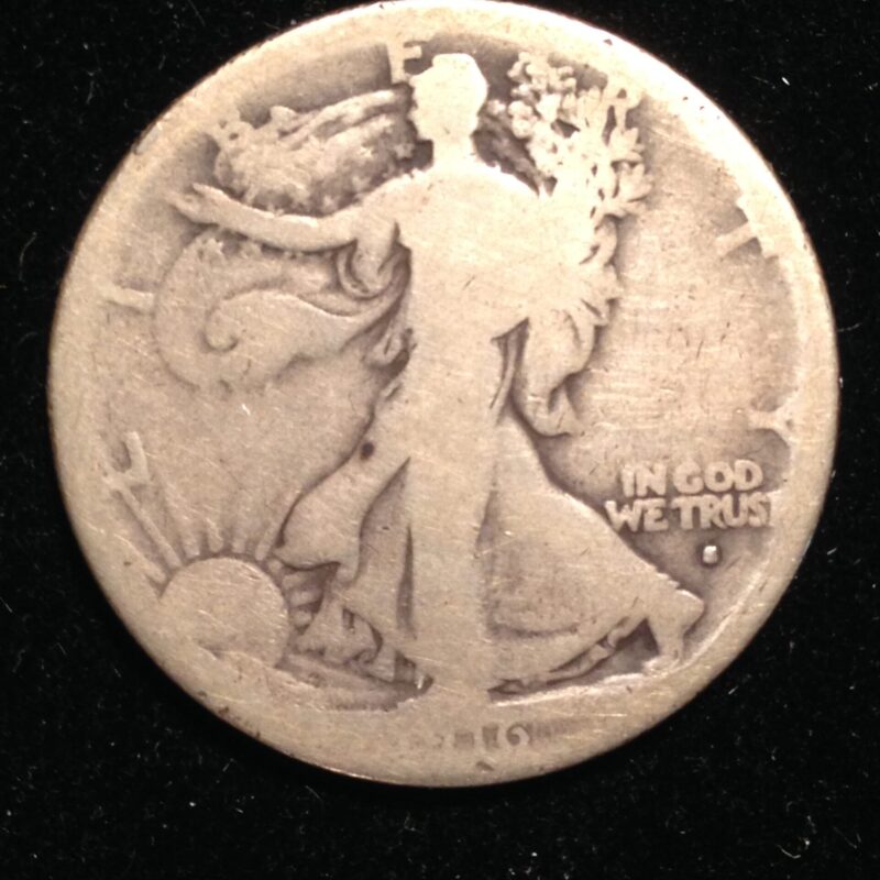 1916-S Walking Liberty Half Dollar F