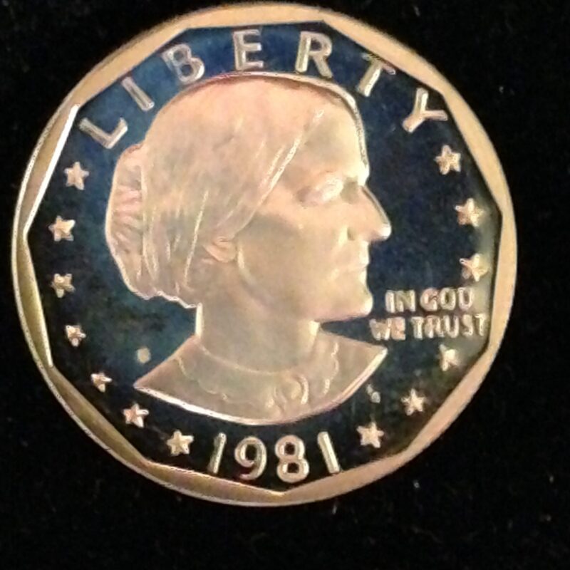 1981-S Susan B. Anthony Dollar Gem Proof Ty I