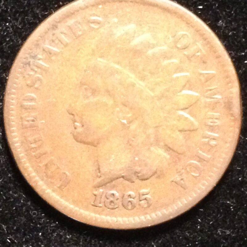 1865 Indian Cent VG