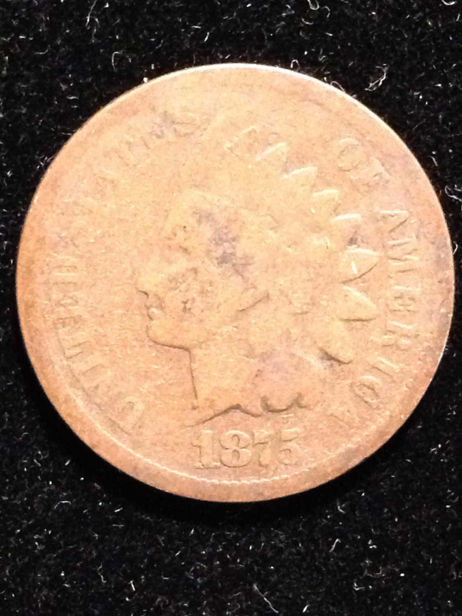 1875 Indian Cent AG/G