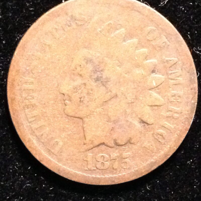 1875 Indian Cent AG/G