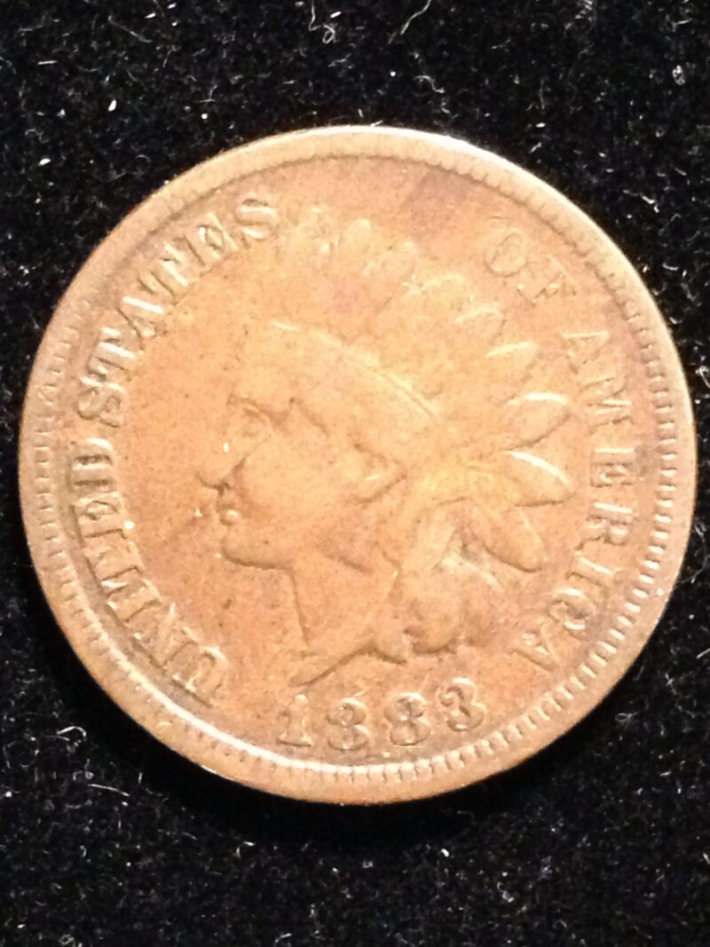 1883 Indian Cent F