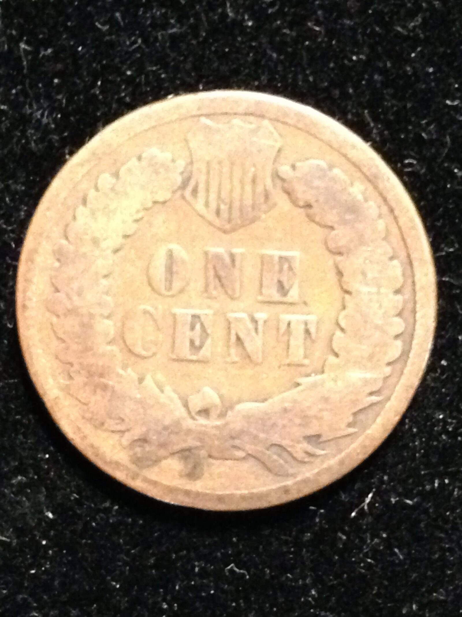 1887 Indian Cent VF - Image 2