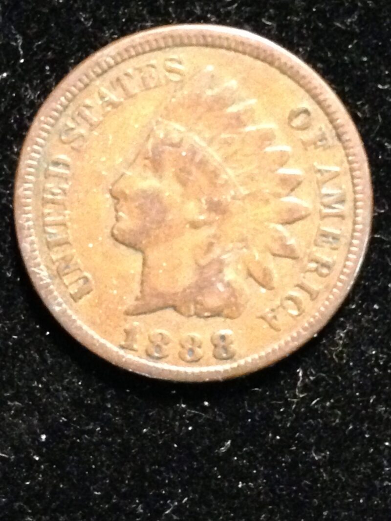 1888 Indian Cent F
