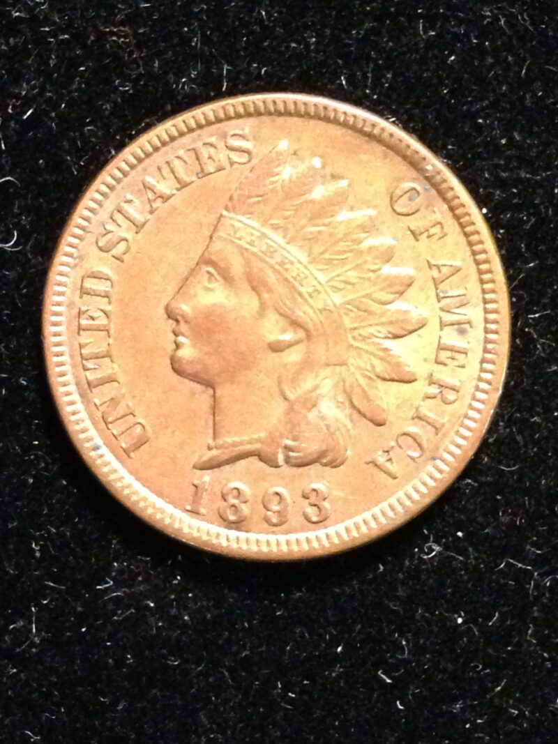 1893 Indian Cent VF