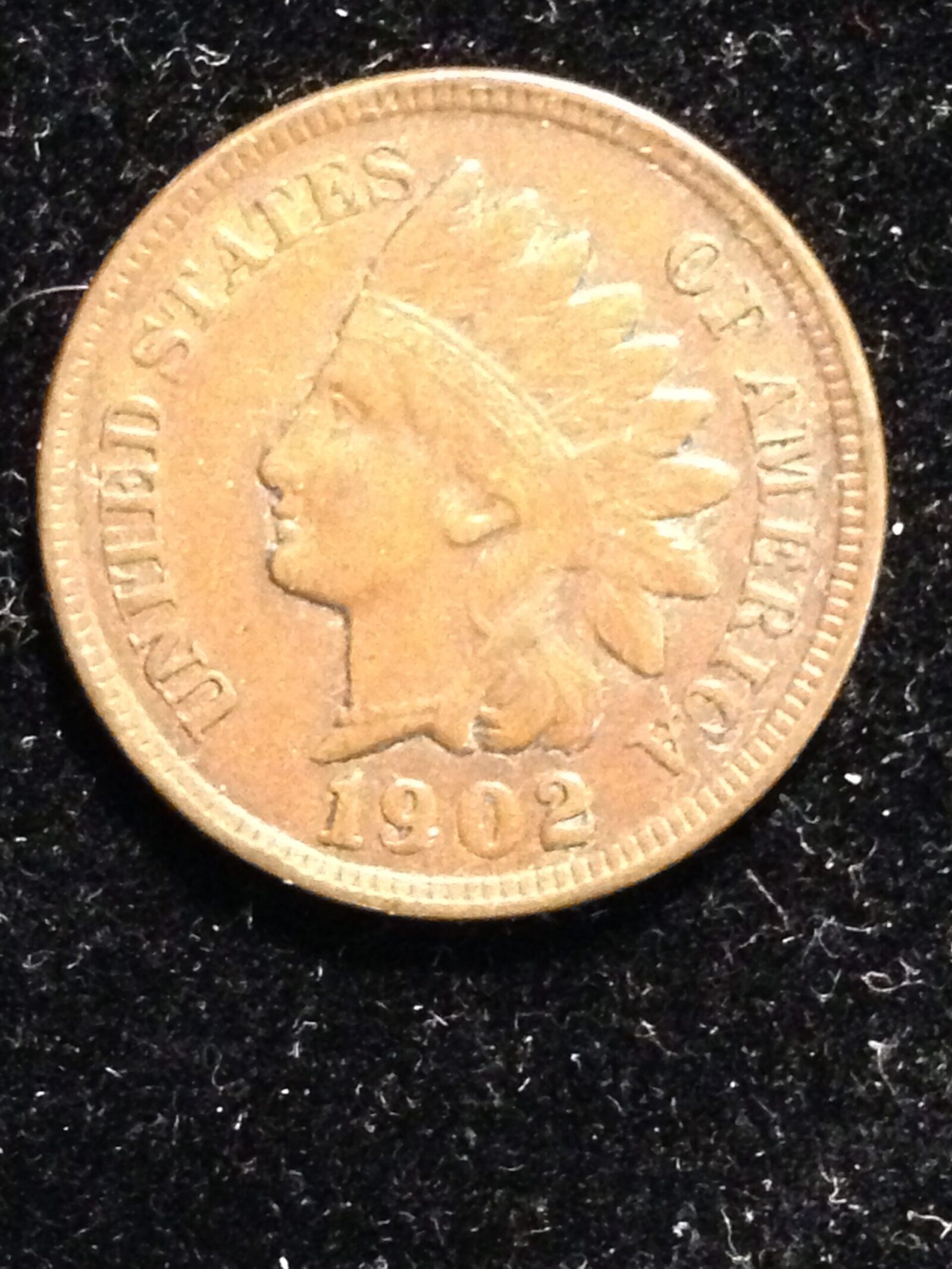 1902 Indian Cent XF