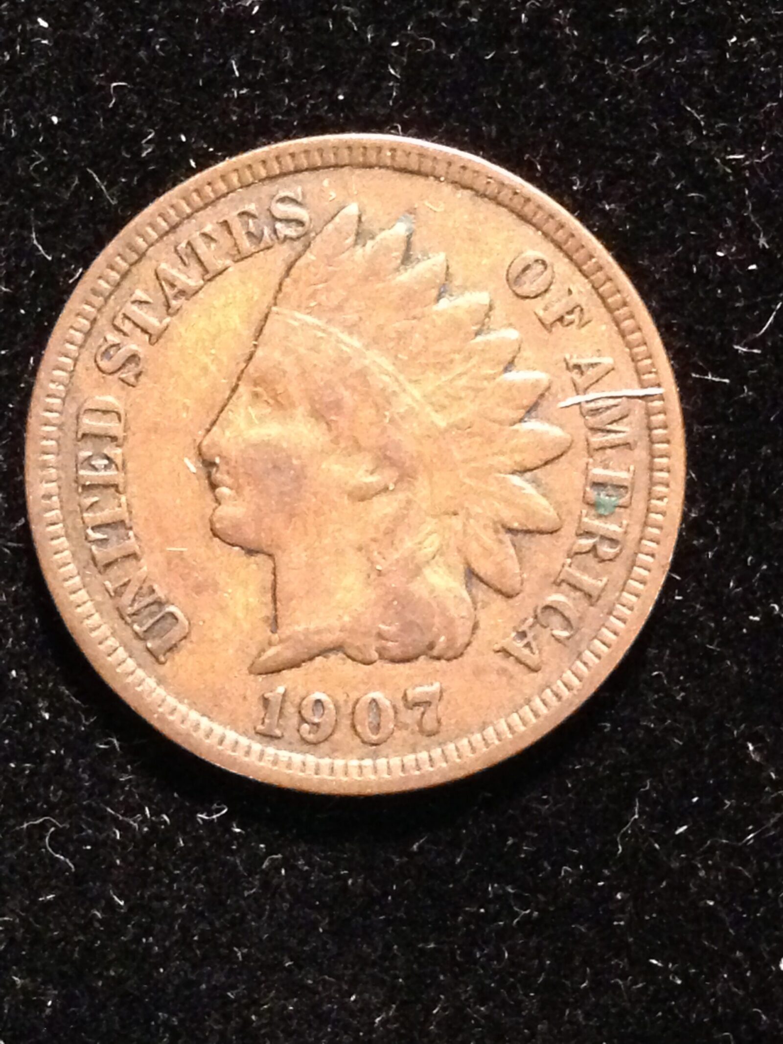 1907 Indian Cent XF