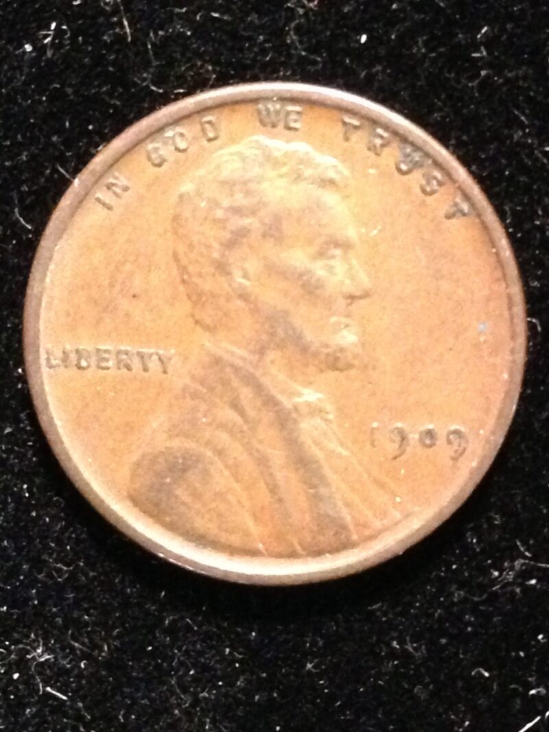 1909 VDB Lincoln Cent XF