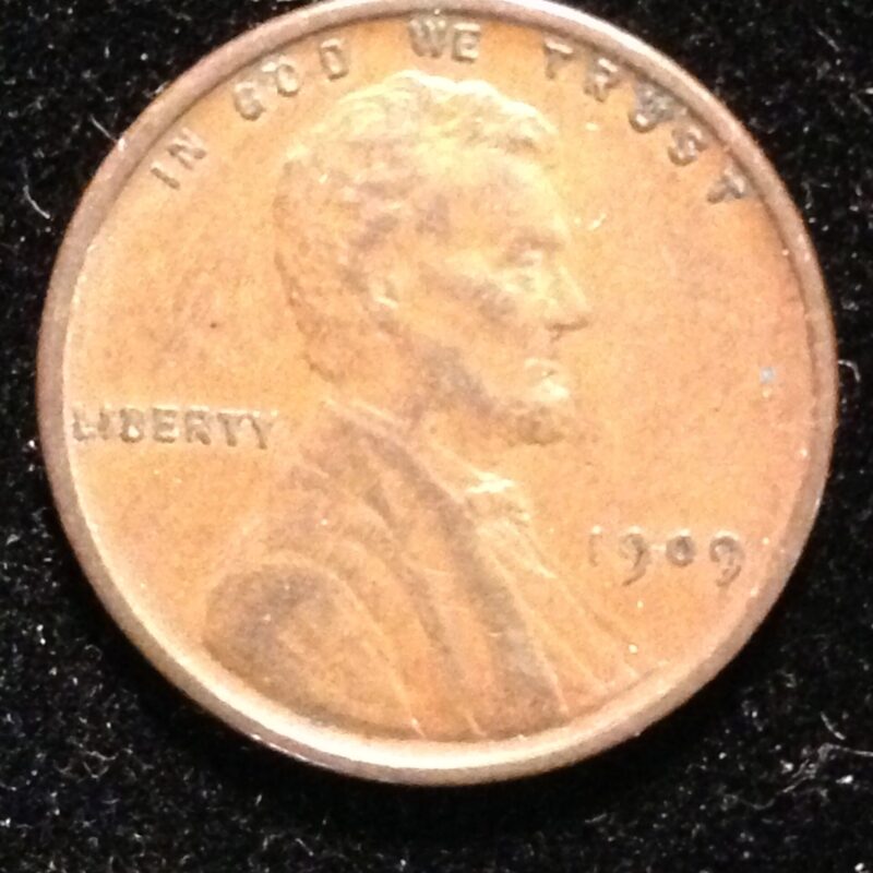 1909 VDB Lincoln Cent XF