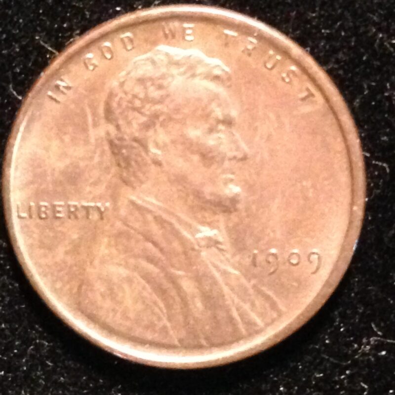 1909 VDB Lincoln Cent MS-60