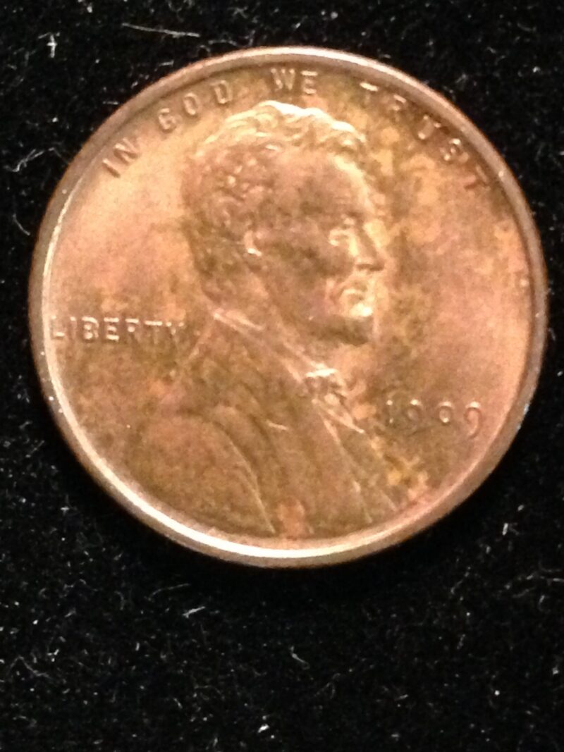 1909 VDB Lincoln Cent MS-63 Red