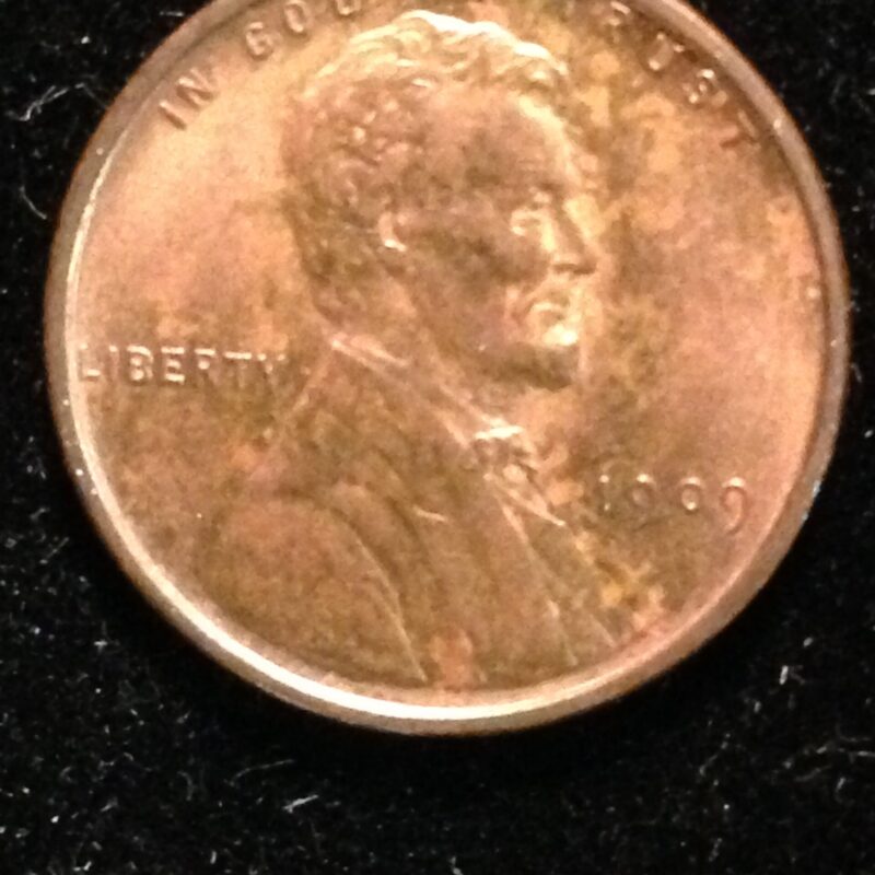 1909 VDB Lincoln Cent MS-63 Red