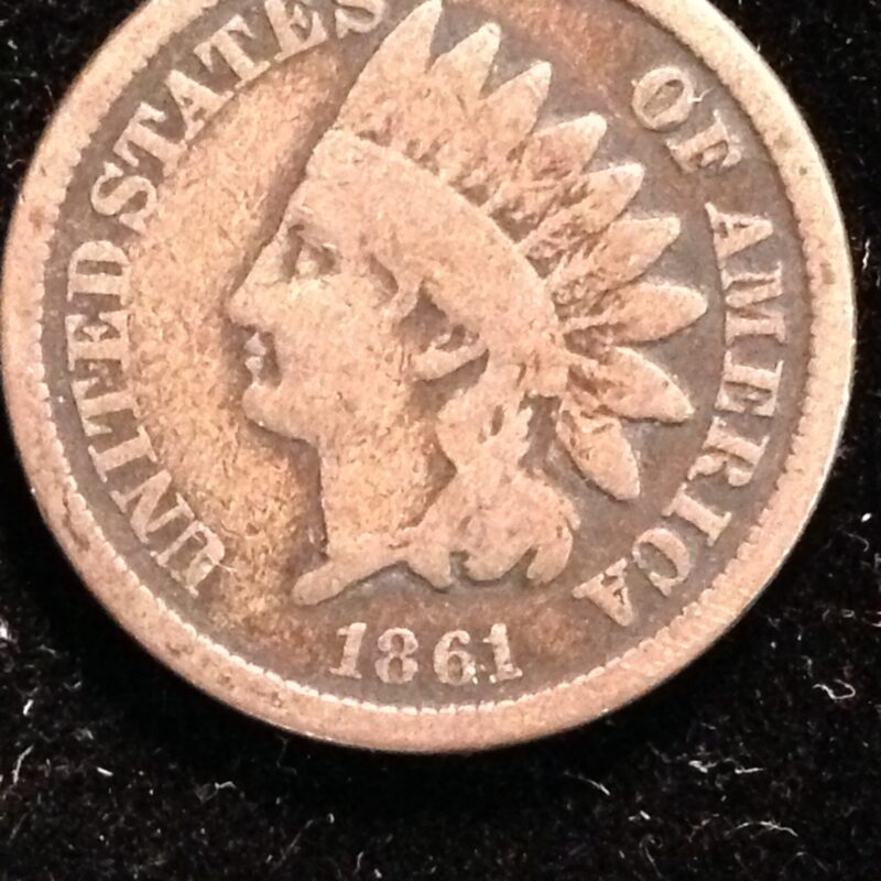 1861 Indian Cent VG