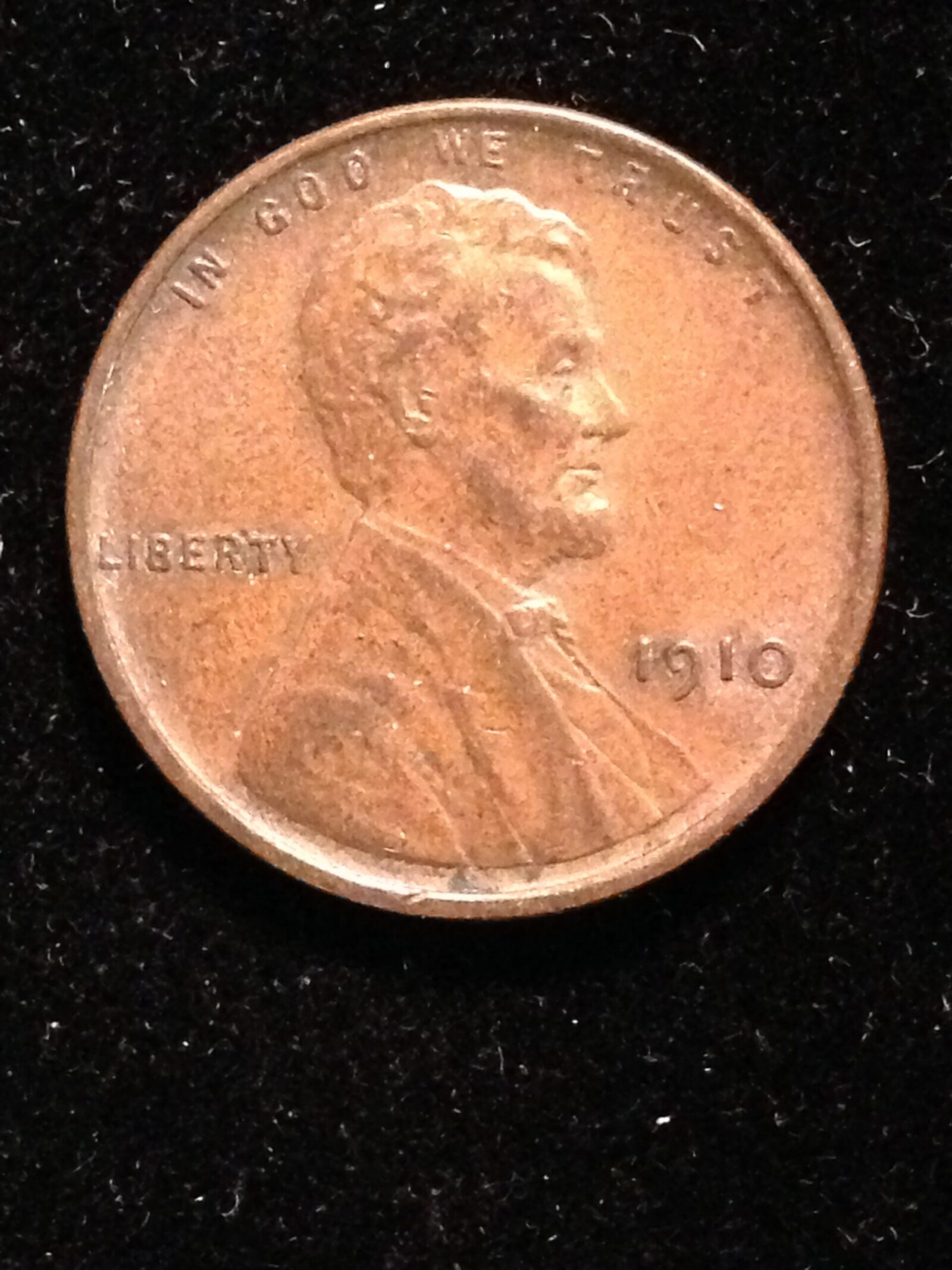 1910 Lincoln Cent AU