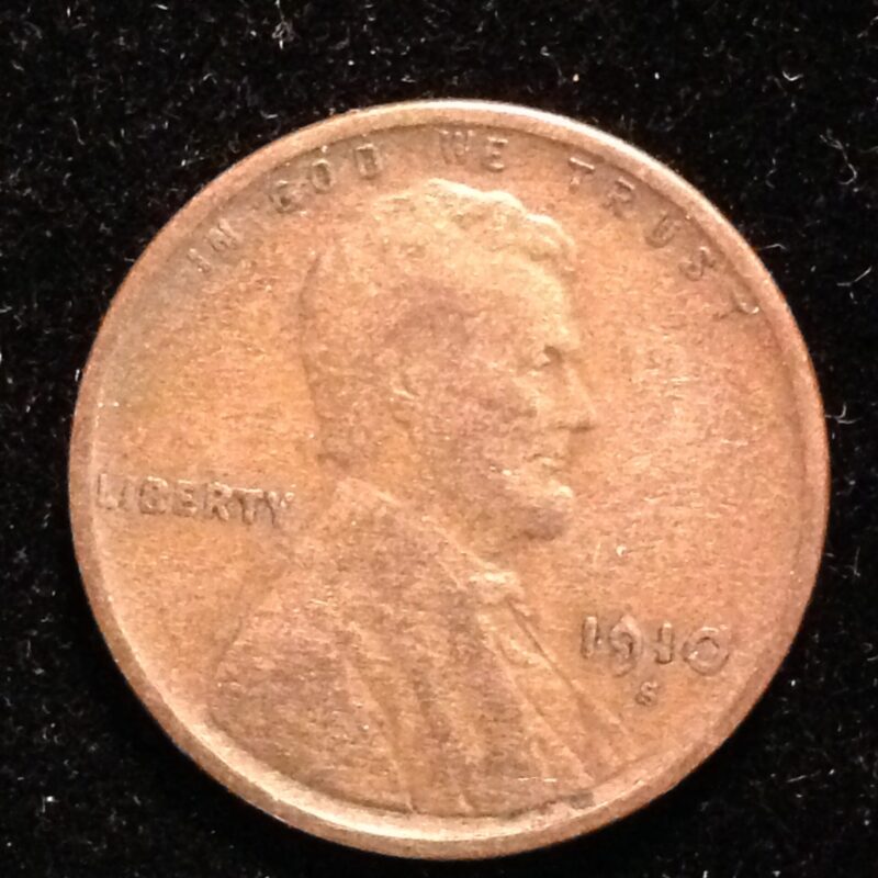 1910-S Lincoln Cent F