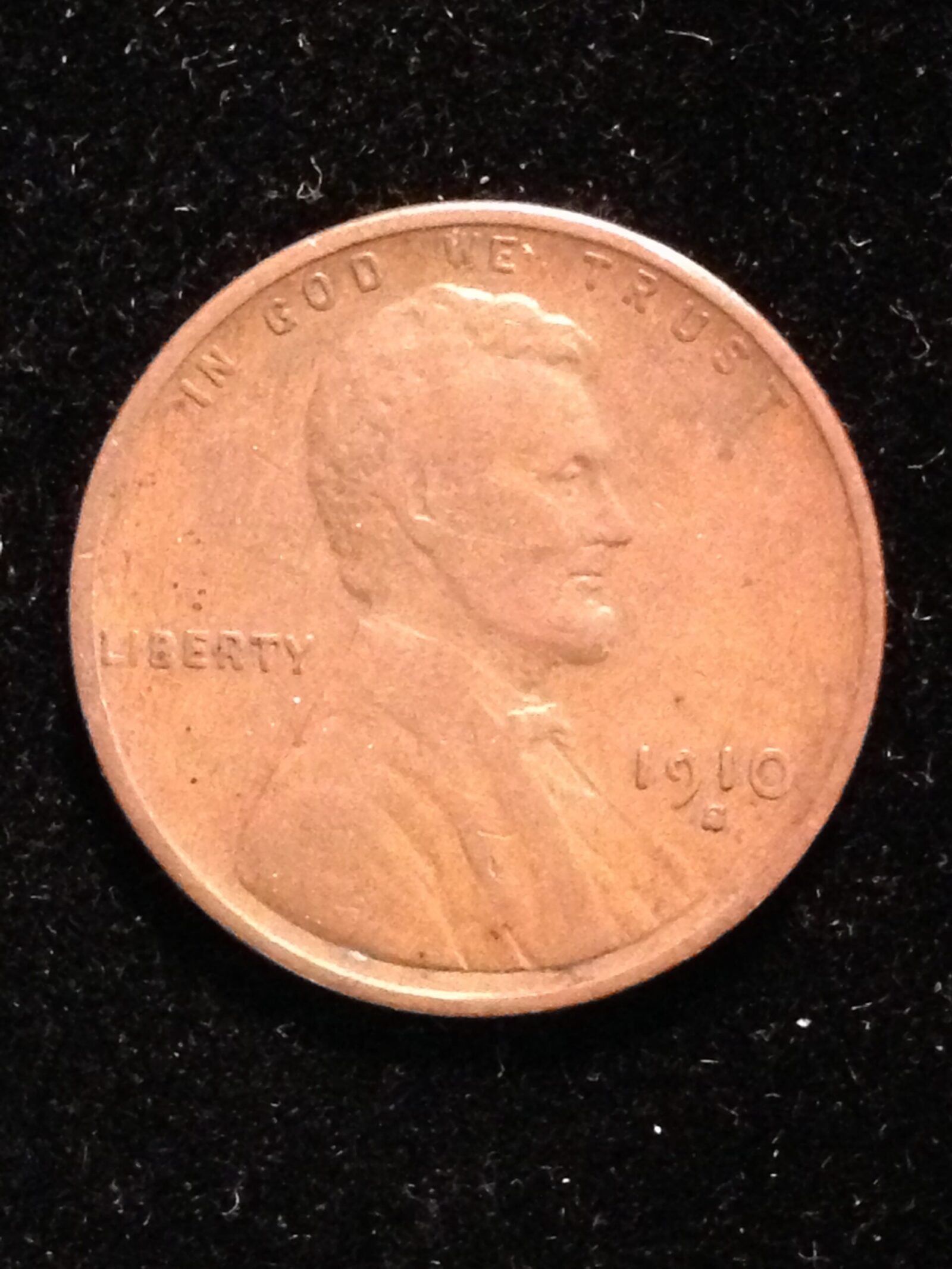 1910-S Lincoln Cent VF