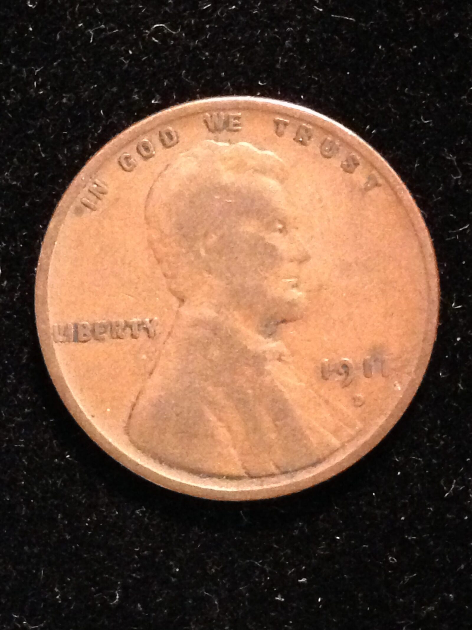 1911-D Lincoln Cent VF