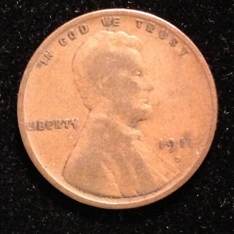 1911-D Lincoln Cent F