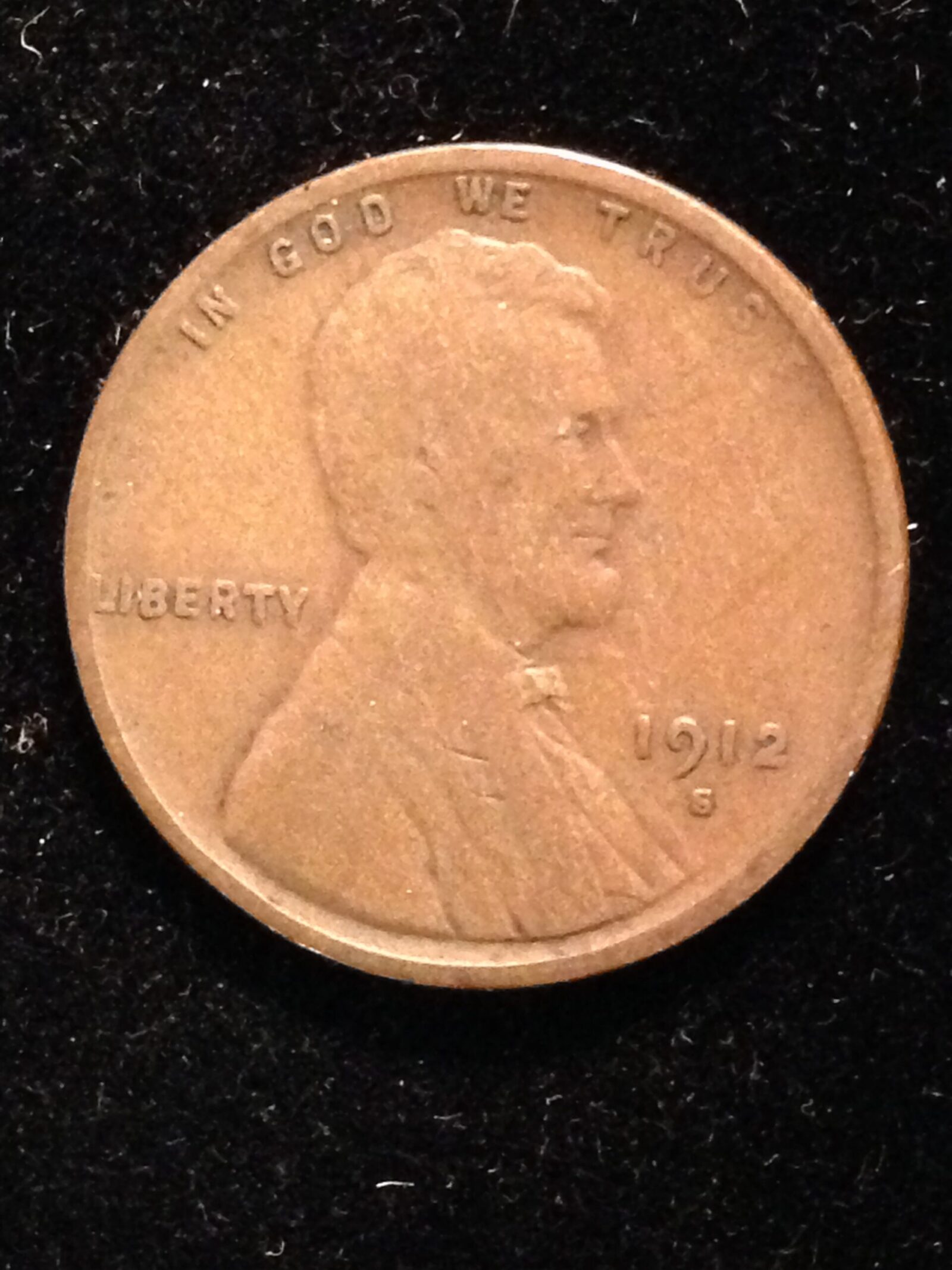 1912-S Lincoln Cent F