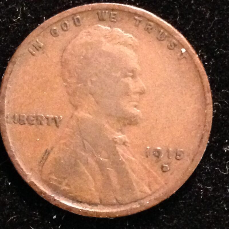 1915-D Lincoln Cent F