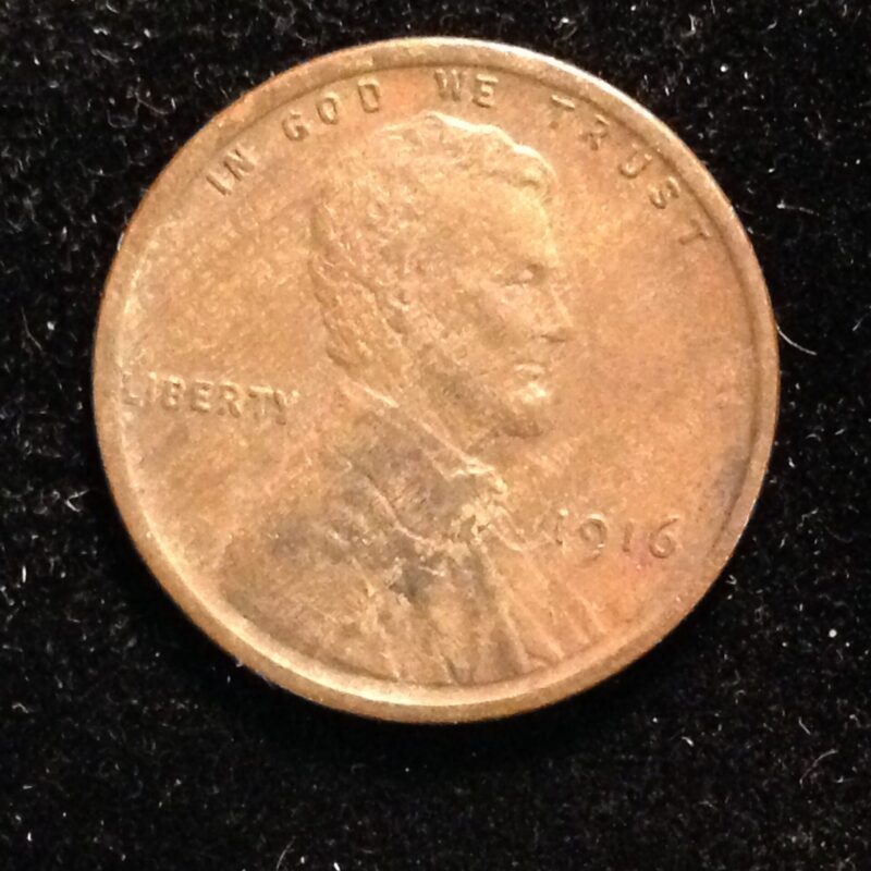 1916 Lincoln Cent XF