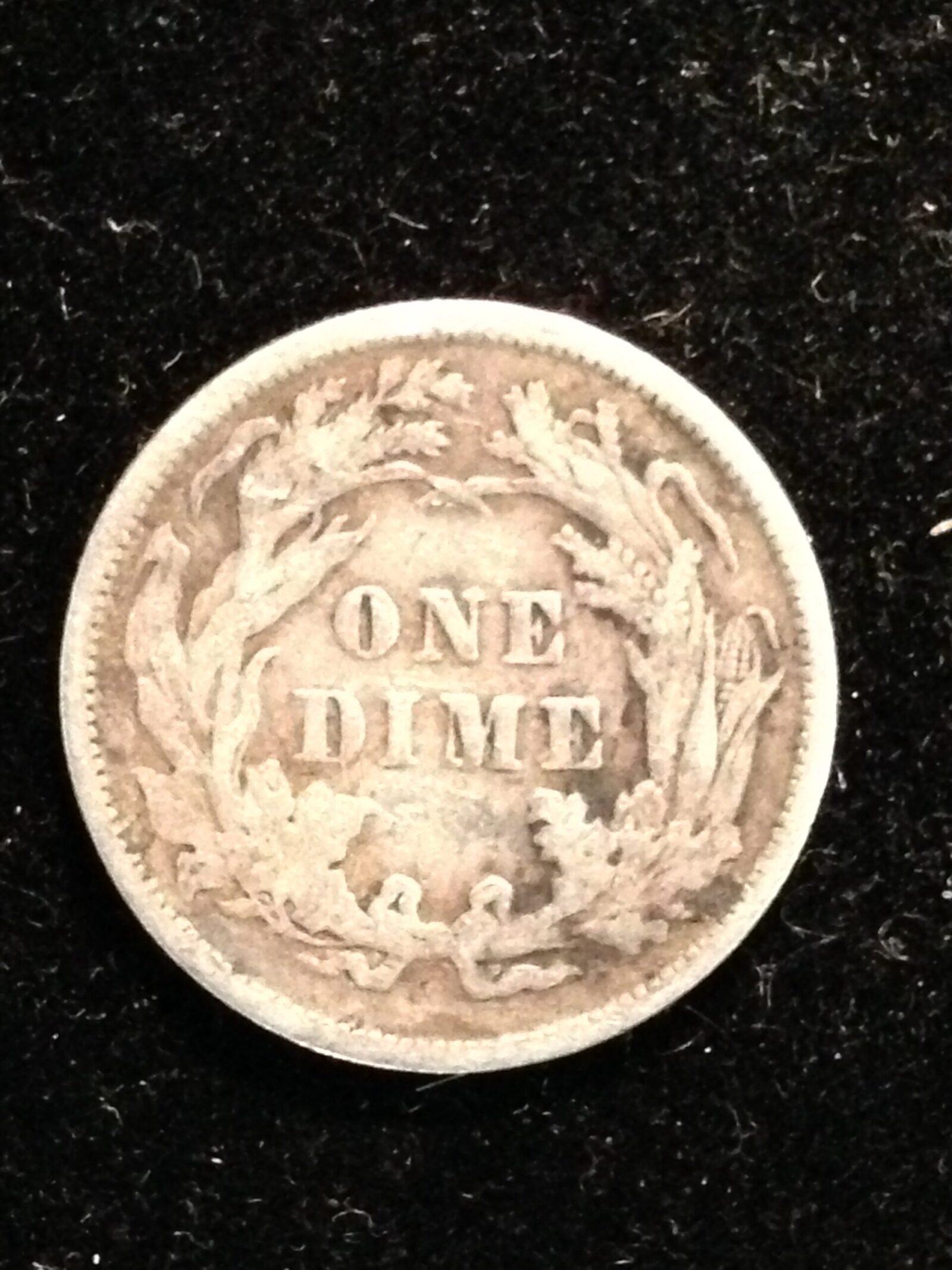 1888 Seated Liberty Dime XF - Image 2