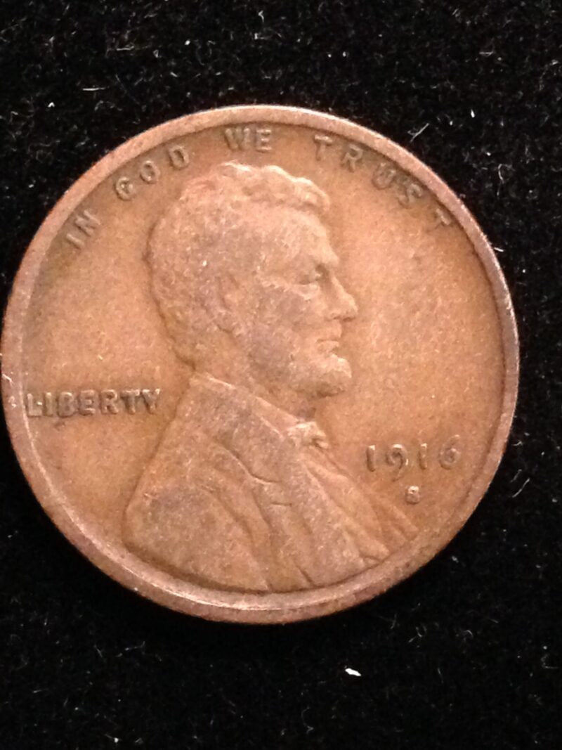 1916-S Lincoln Cent VF