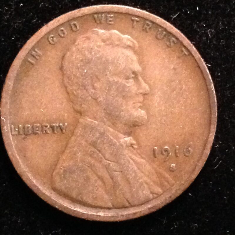 1916-S Lincoln Cent VF