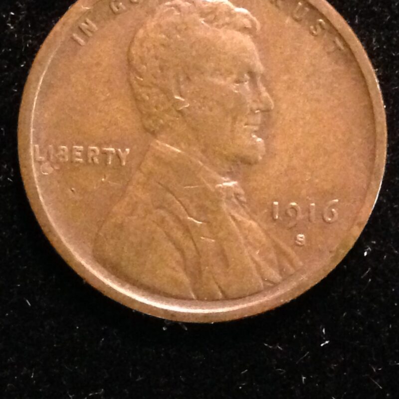 1916-S Lincoln Cent XF