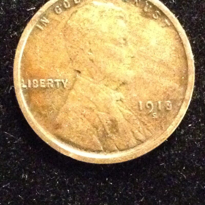 1918-S Lincoln Cent XF