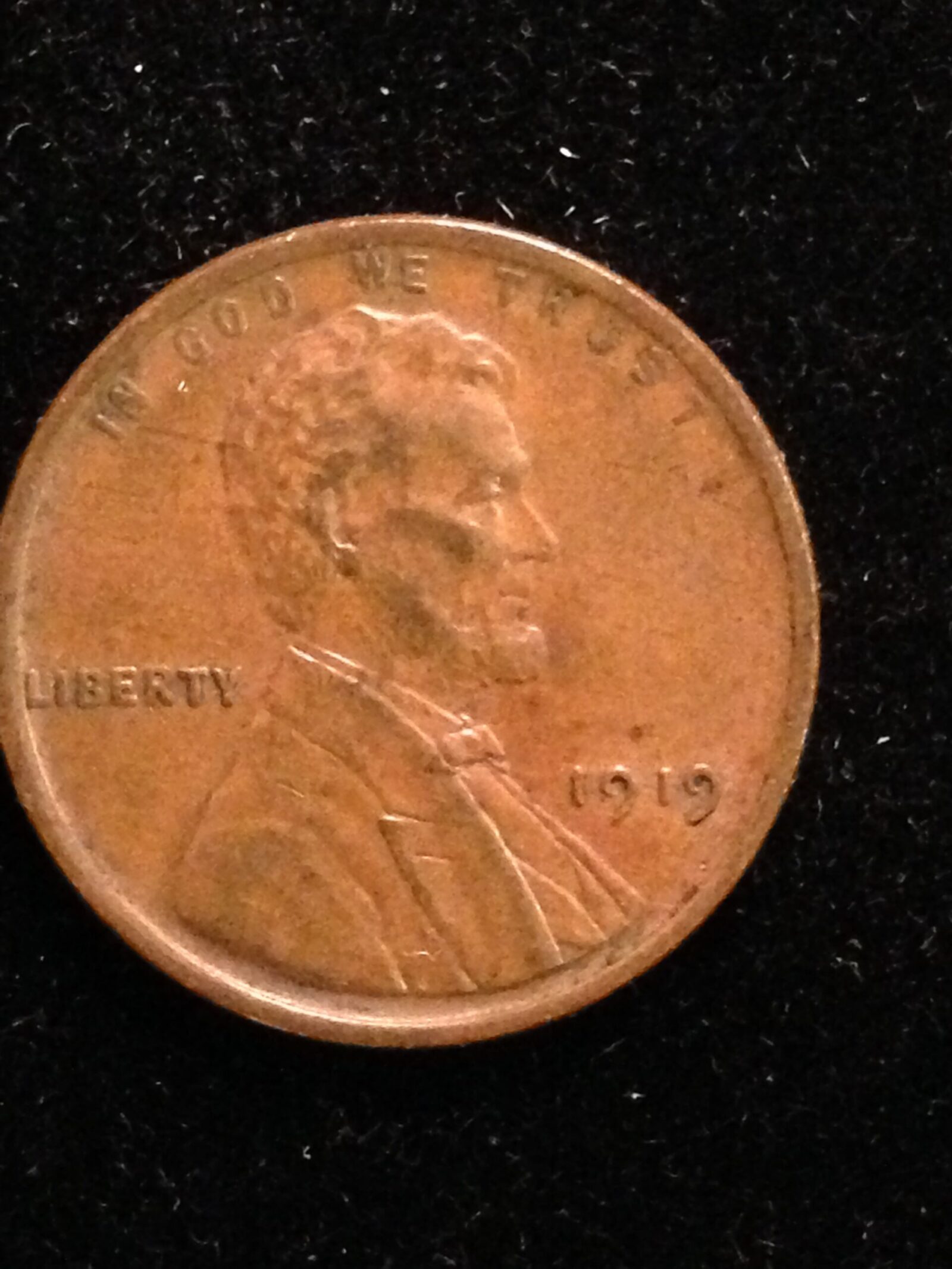 1919 Lincoln Cent XF