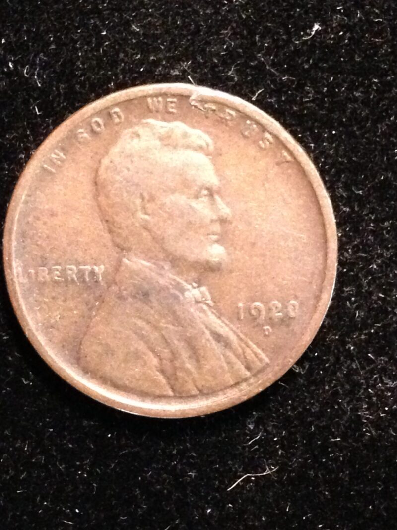 1920-D Lincoln Cent XF