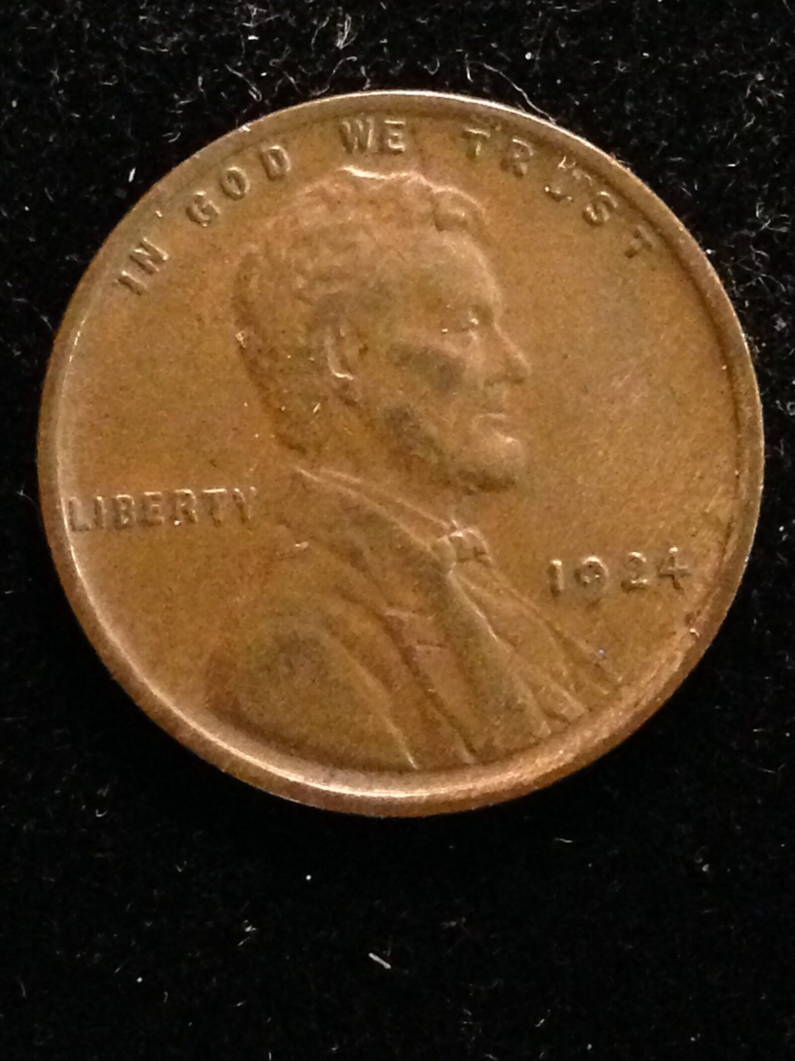 1924 Lincoln Cent XF