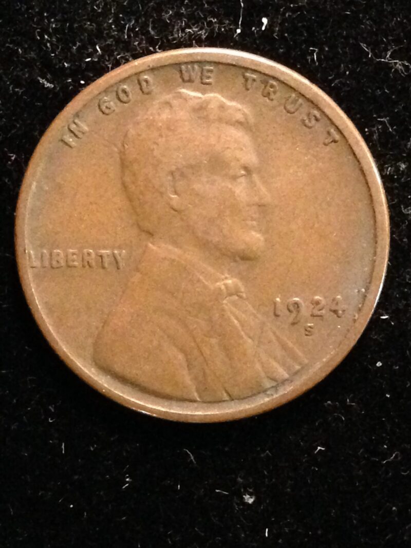 1924-S Lincoln Cent VF