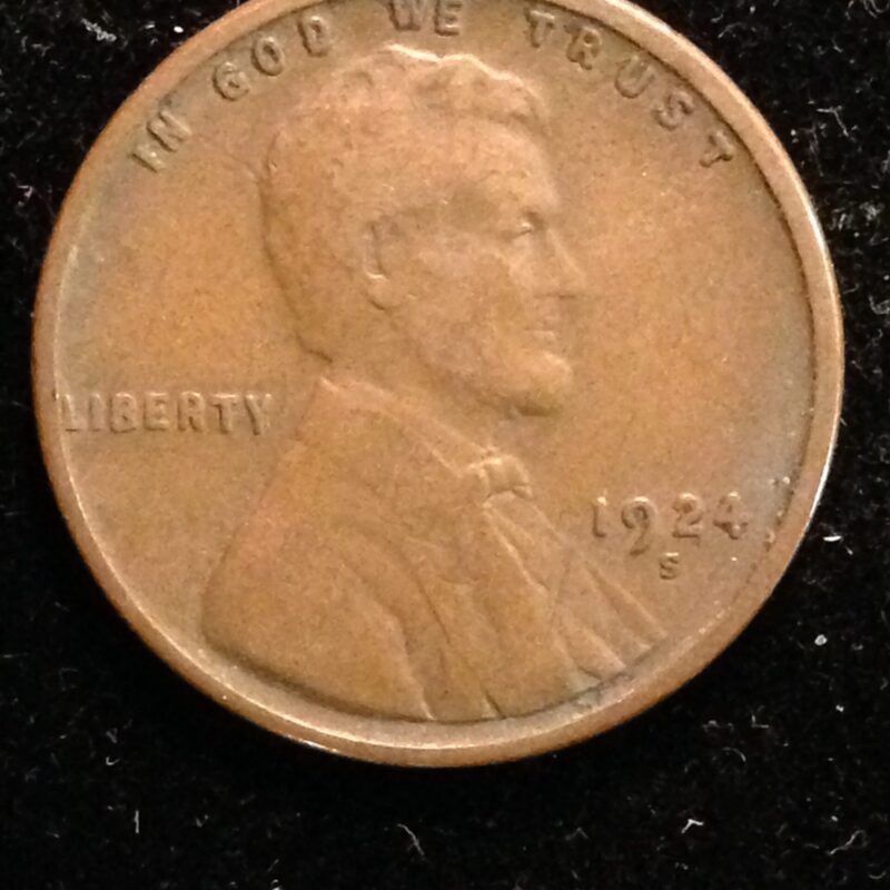 1924-S Lincoln Cent VF