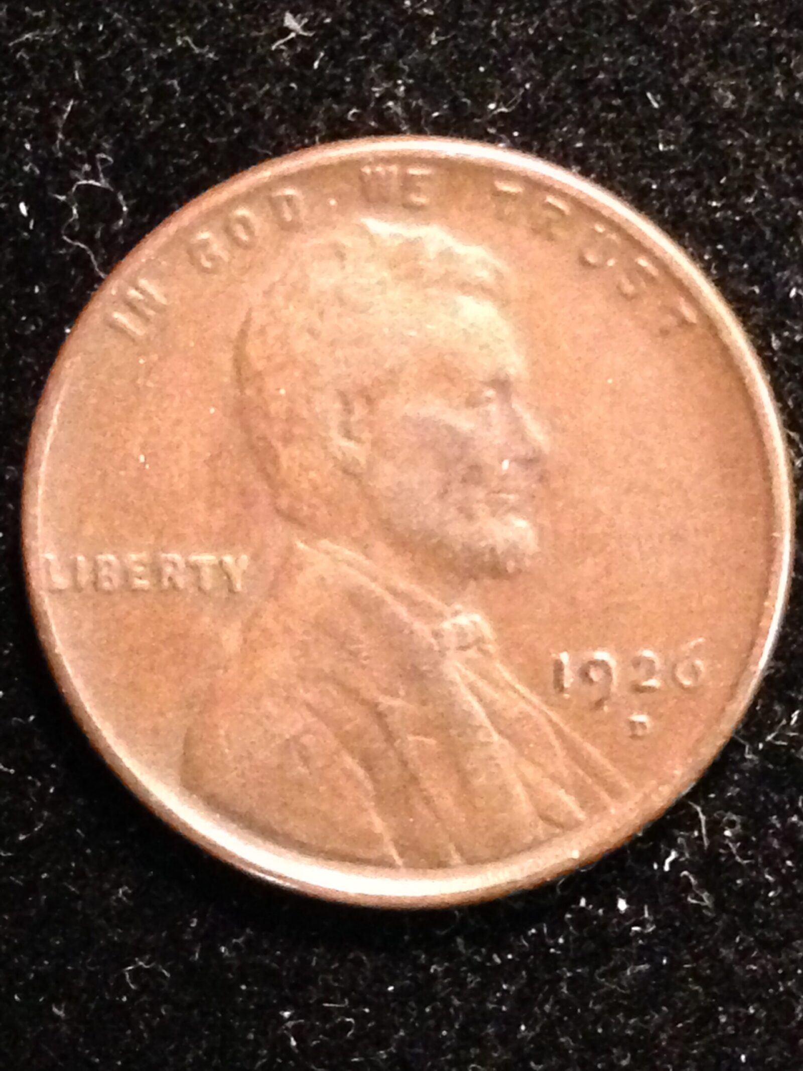 1926-D Lincoln Cent VF