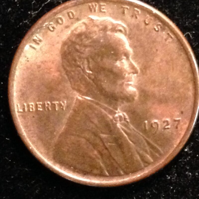 1927 Lincoln Cent MS-64 RB