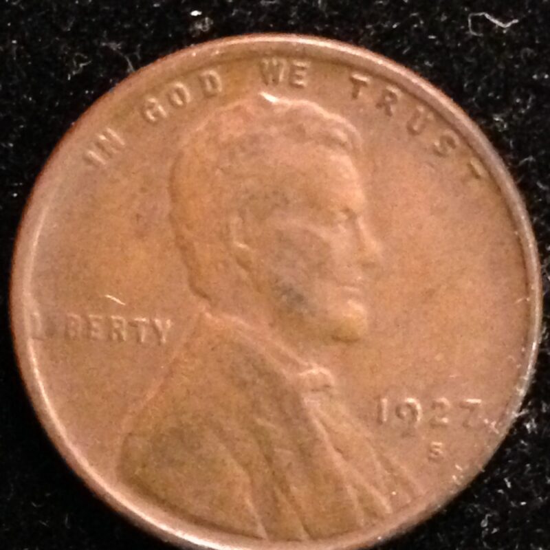 1927-S Lincoln Cent VF