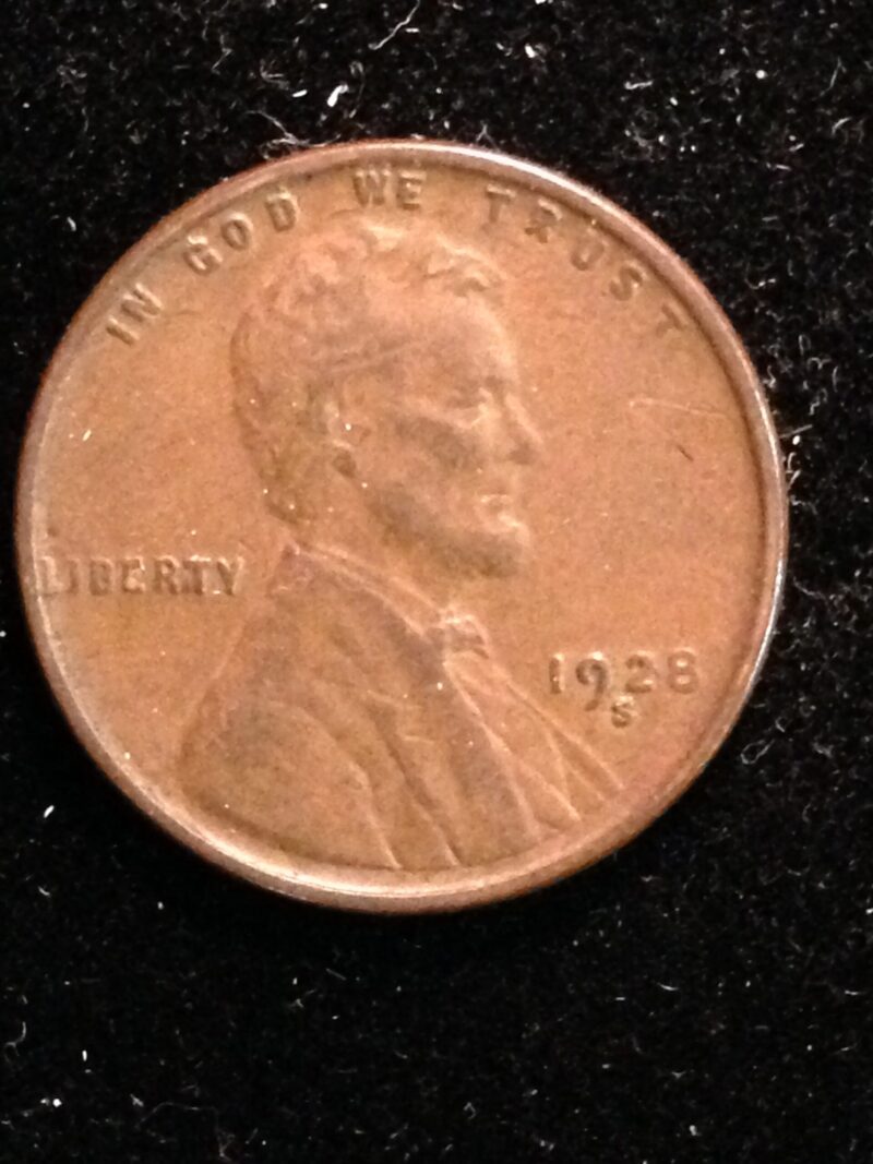 1928-S Lincoln Cent XF