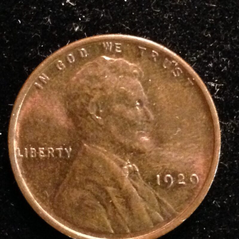 1929 Lincoln Cent MS-64 RB