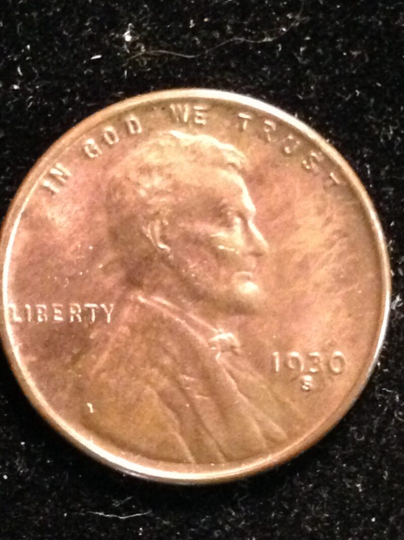 1930-S Lincoln Cent MS-63 RB