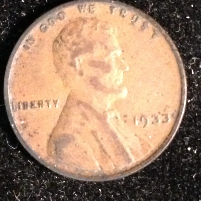 1933 Lincoln Cent XF
