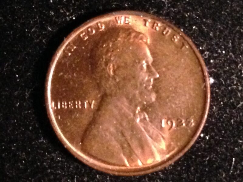 1933 Lincoln Cent MS-63 RB